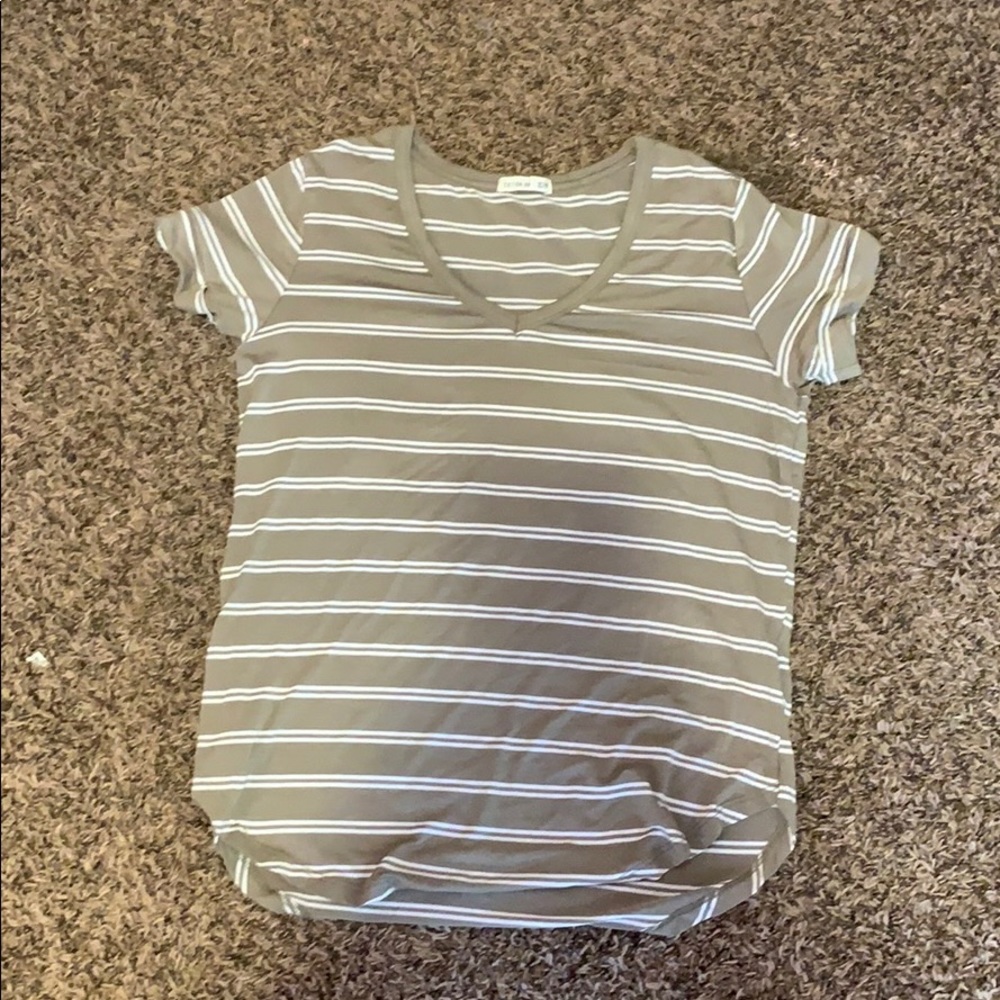 soft v neck t shirt